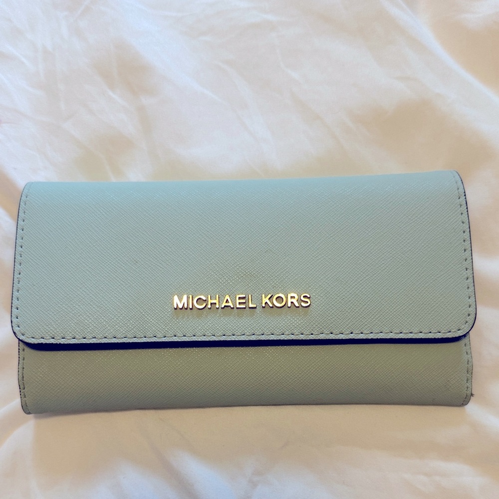 Michael Kors Sky Blue Women's Wallet